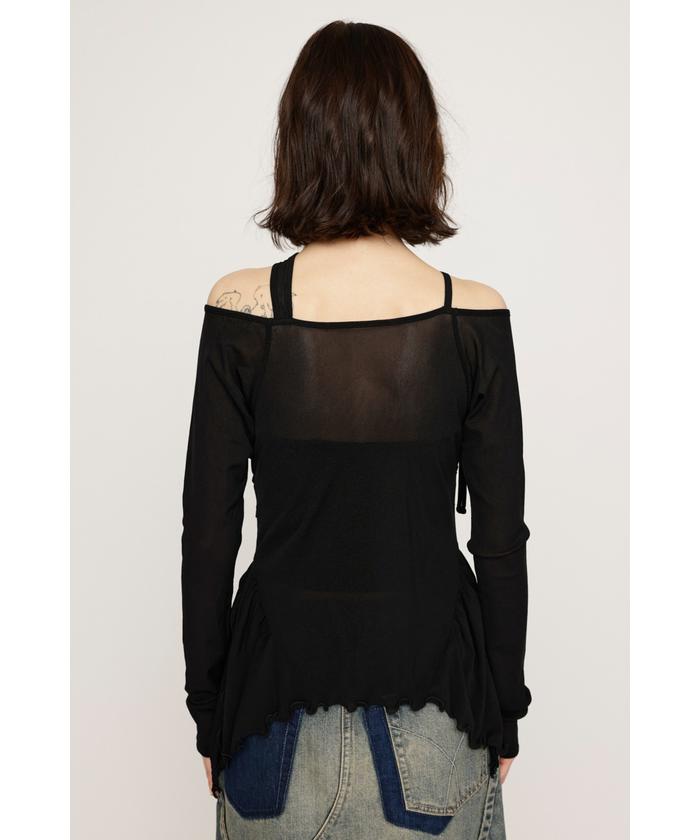 ASYMMETRY DESIGN MESH トップス(508135309) | スライ(SLY) - d