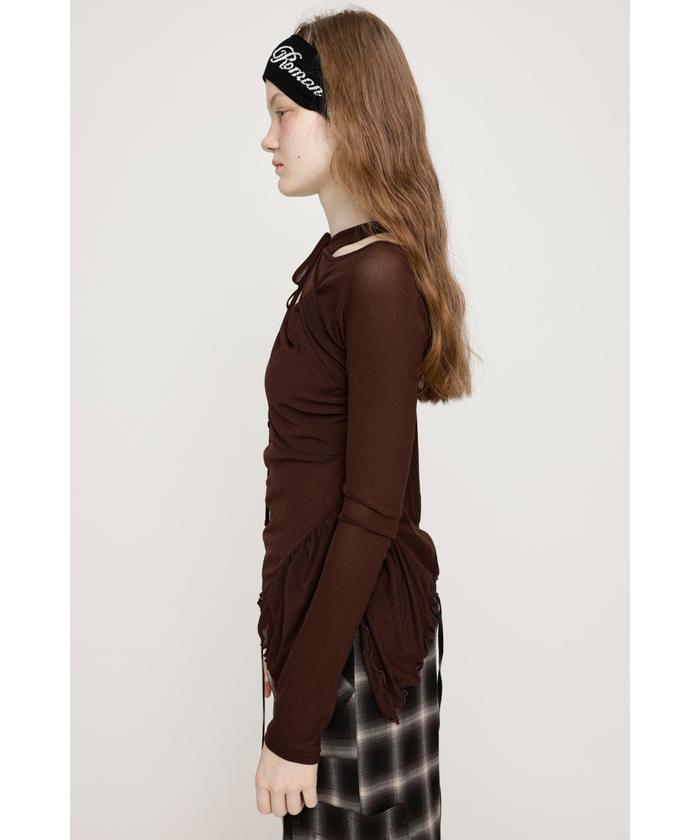 ASYMMETRY DESIGN MESH トップス(508135309) | スライ(SLY) - d