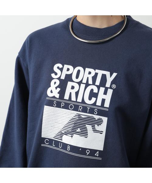 SPORTY＆RICH トレーナー CR885 スウェット 裏起毛 セール30%OFF】SPORTY＆RICH トレーナー CR885 スウェット 裏