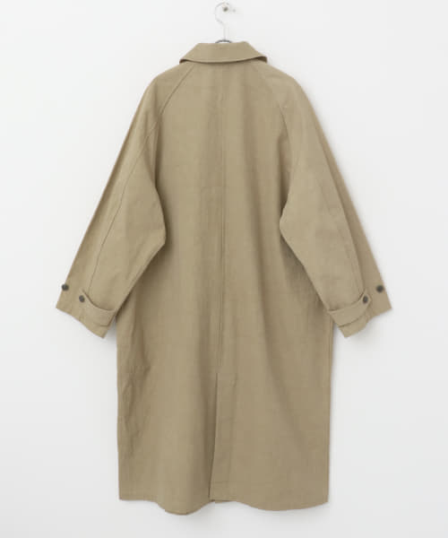 新品 今季 かぐれ コットンステンカラーコート アイボリー