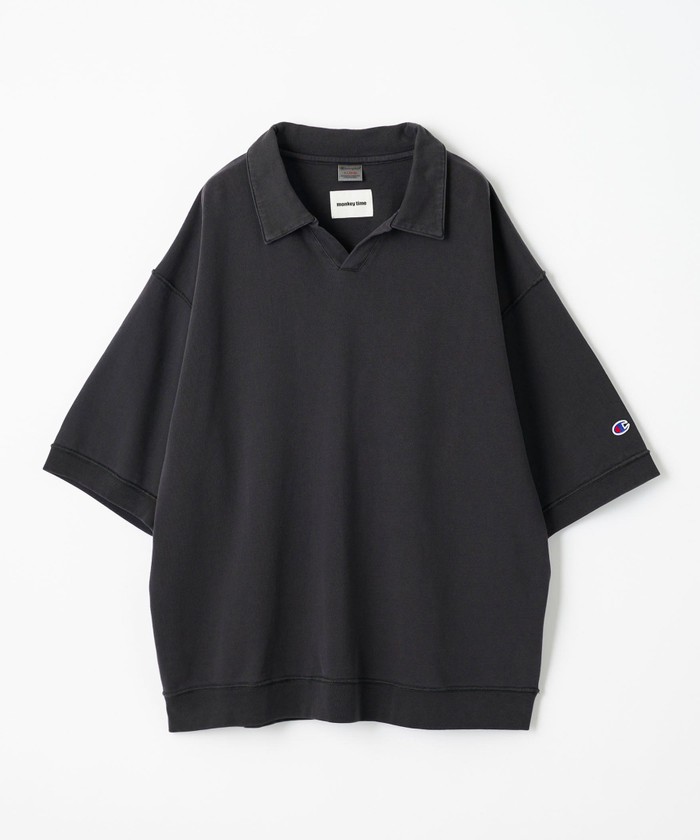Champion × monkey time＞ ピグメント スキッパー ポロシャツ
