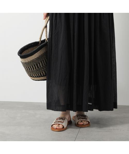 ミュウミュウ Miu Miu MIUMIU サンダル 5XX644 Q1D キャンバス