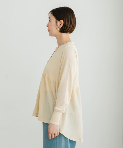 クーポン】【セール 40%OFF】F by ROSSO UVCUTペプラムニット