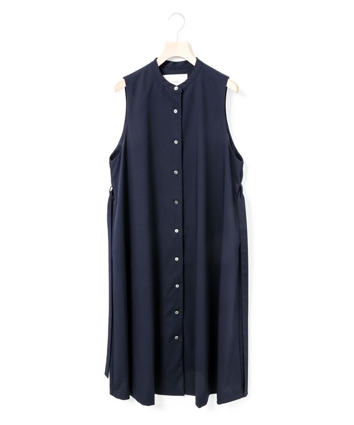 セール 30%OFF】MidiUmi スタンドカラーノースリーブワンピース