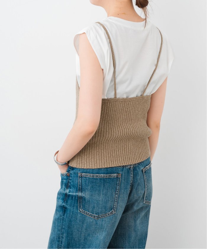 Spick & Span フリルニットキャミソール フリルニットキャミソール（キャミソール）｜Spick and Span