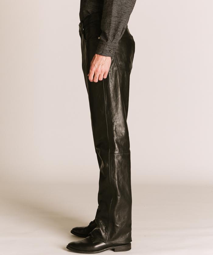 LOT.025 LEATHER PANTS/レザーパンツ(508142125) | ショット