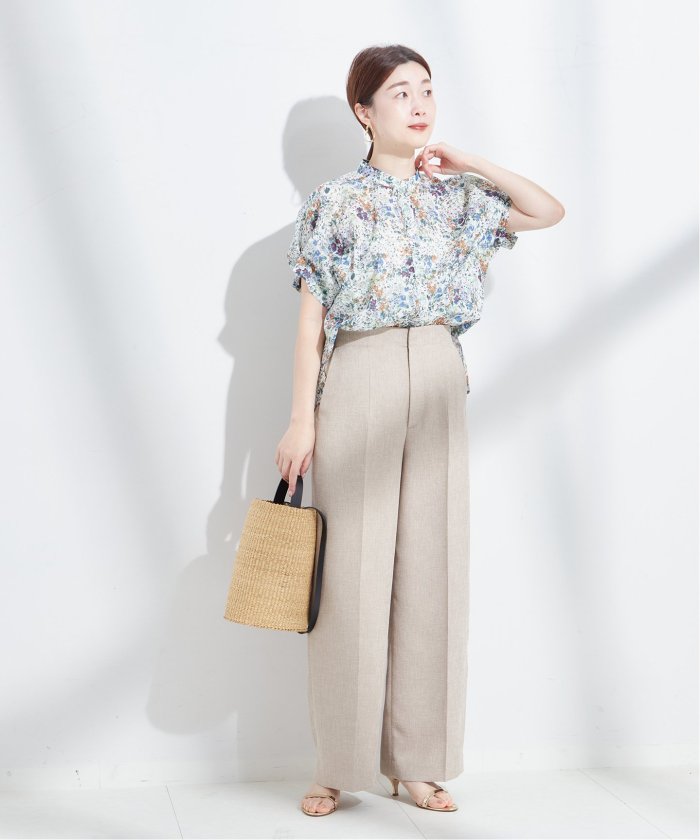 美品 ジャーナルスタンダードレザージュ ドットムジタックスリーブシャツ ブルー 追加5》DEVEAUX/ドットムジタックスリーブシャツ（journal