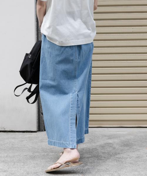 セール 20%OFF】FORK&SPOON 綿麻デニムスカート(508150546