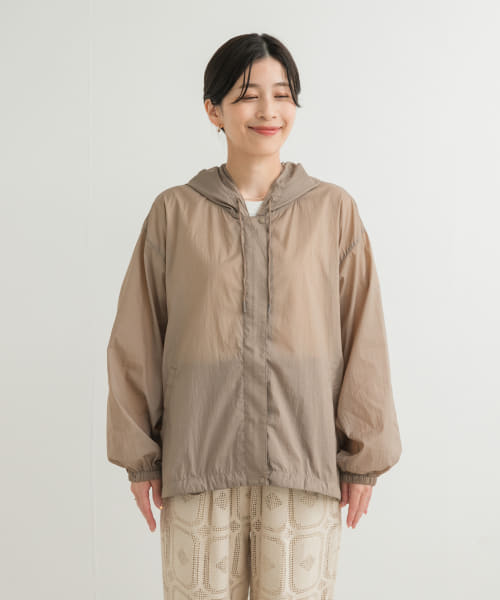 『UR TECH』ポケッタブル撥水フレアパーカー URBAN RESEARCH DOORS｜『UR TECH』ポケッタブル撥水フレア