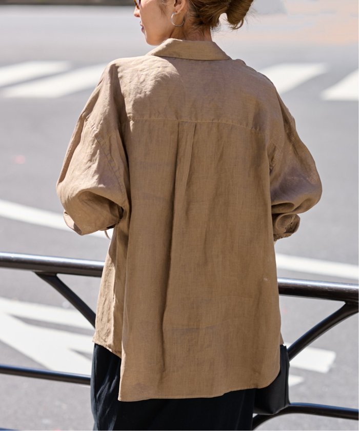 ≪追加≫ライトフレンチリネンレギュラーシャツ（シャツ