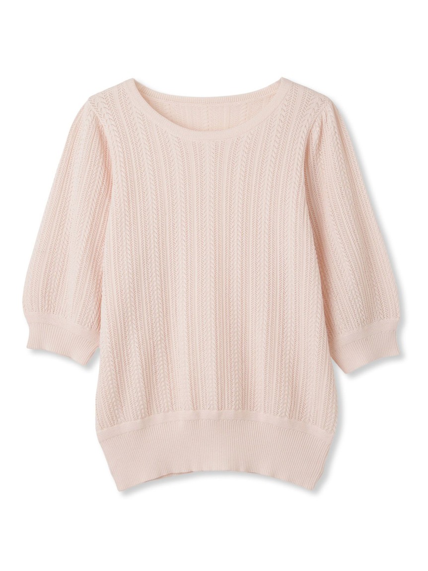 クイーンズコート QUEENS COURT スカシアミニットパフスリーブトップス≪手洗い可能≫ （オフホワイト） セール 50%OFF】クイーンズコート QUEENS COURT スカシア
