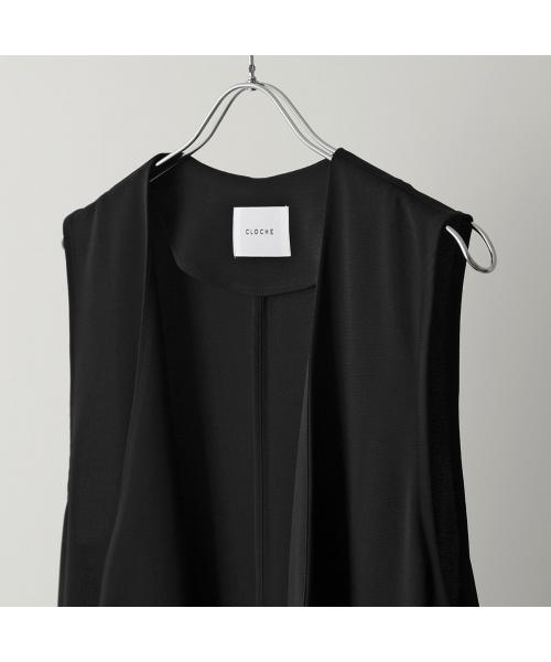クロシェ CLOCHE CLOCHE ベスト 512－85562 ジレ リネン