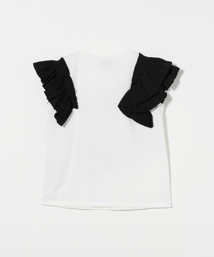 UNITED ARROWS｜プリーツフリル コンビ カットソー | Rakuten