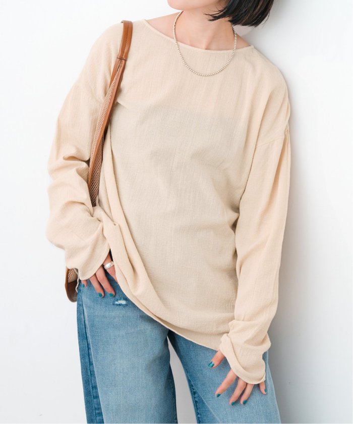 クーポン】【セール 30%OFF】コットンクレープルーズプル