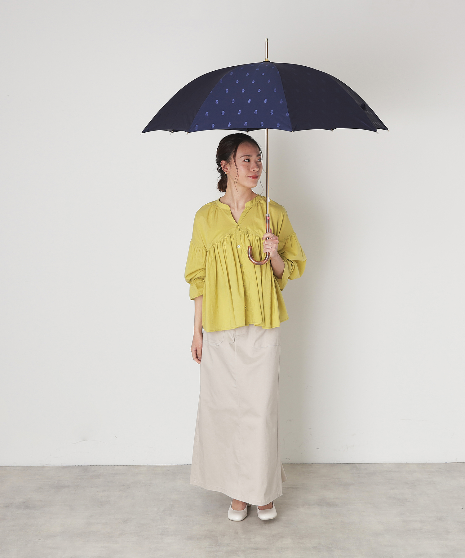【okayo】　新品【POLO RALPH LAUREN 長傘】 MOONBAT｜POLO RALPH LAUREN (ポロ ラルフローレン) 雨傘 長傘