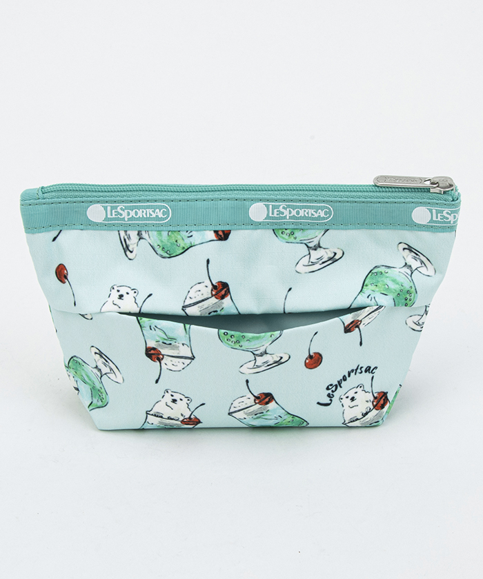 LeSportsac ポーラベアメロンソーダ　ティッシュポーチ COSMETIC CLUTCHポーラベアメロンソーダ(508140907