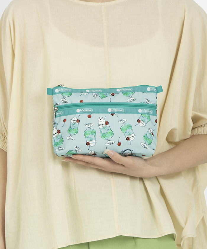 レスポートサック　SMALLSLOAN COSMETIC　ポーラベアメロンソーダ SMALL SLOAN COSMETIC/ポーラベアメロンソーダ / LeSportsac