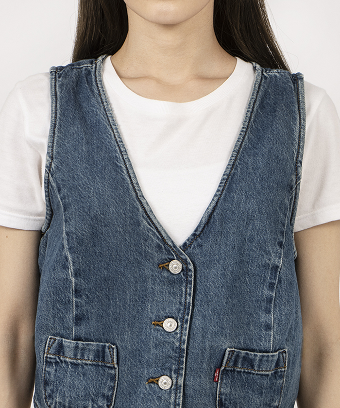 【リーバイスアウトレット】リーバイス / LEVI'S(R)TAILORED VEST DENIM BIG YIKES セール】リーバイス / LEVI'S(R)TAILORED VEST DENIM BIG YIKES