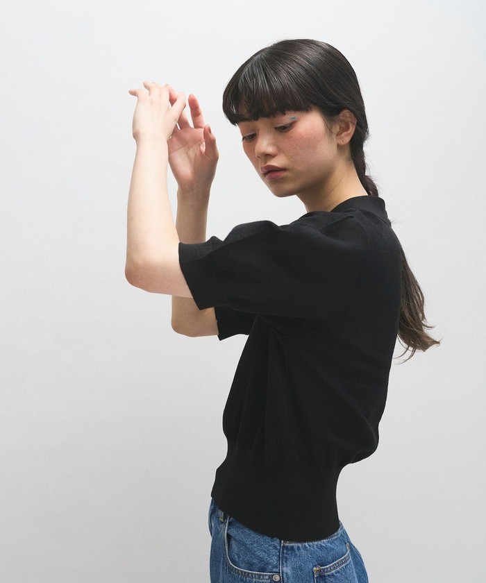 ADAM ET ROPE'｜ラミーニットポロシャツ | Rakuten Fashion(楽天