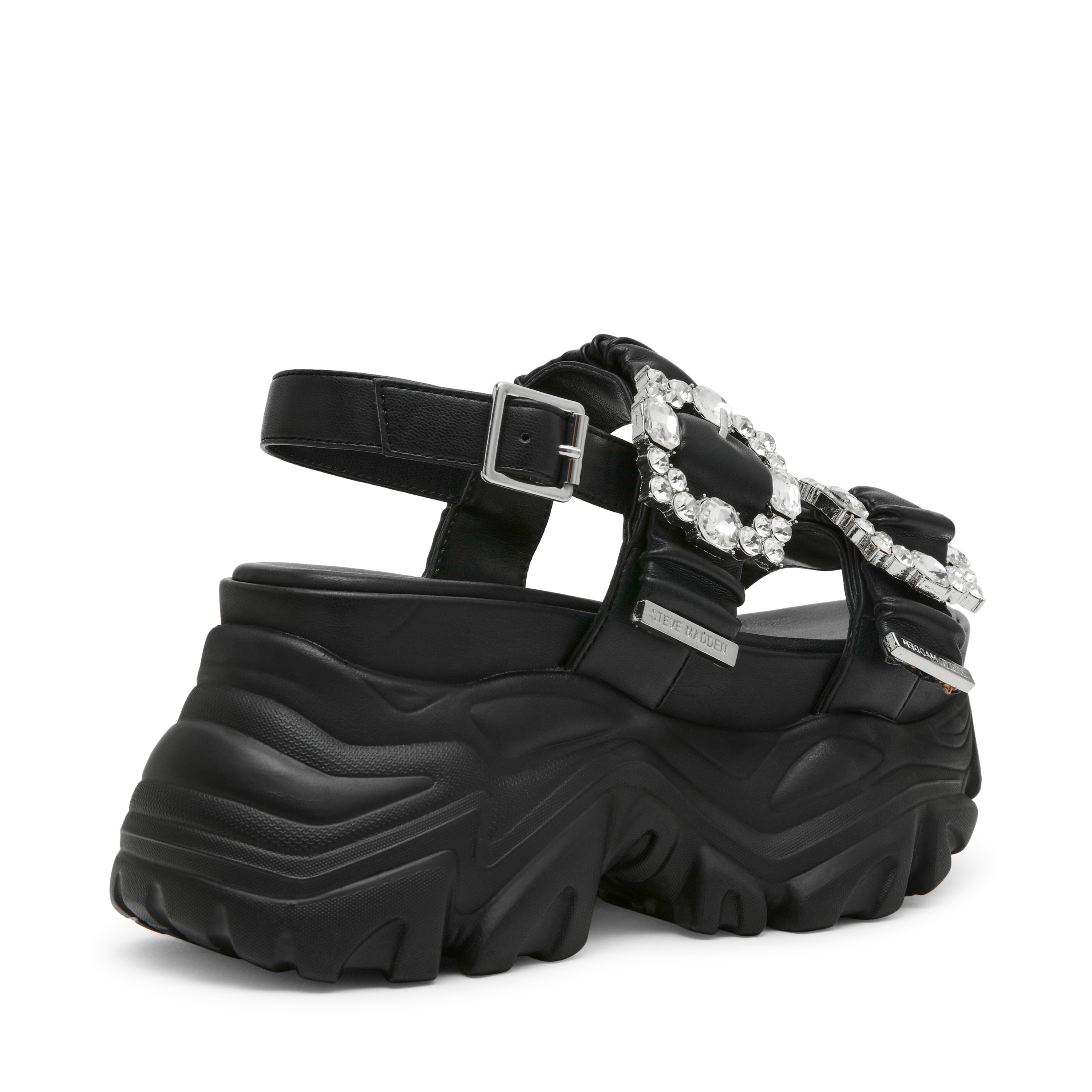新作）スティーブマーデン 厚底 サンダル スティーブ マデン STEVE MADDEN バックベルト厚底サンダル