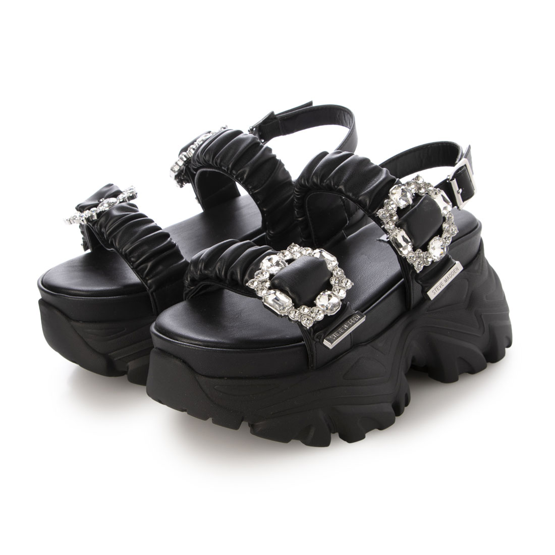 スティーブ マデン STEVE MADDEN バックベルト厚底サンダル