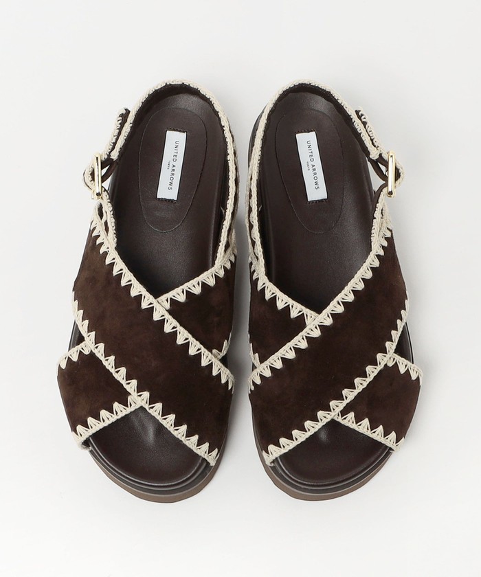 【 26.5 】 UNITED ARROWS ユナイテッドアローズ サンダル 7/25発売！UNITED ARROWS × SUICOKE 別注 WAS-V フリンジ