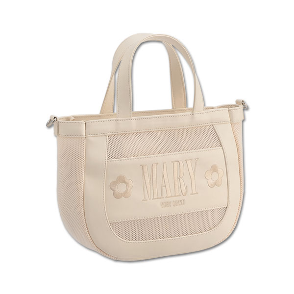 マリークワント MARY QUANT メッシュMARYロゴ刺繍 2WAY