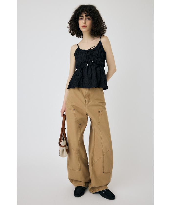 moussy CRINKLED サテンキャミ CRINKLED サテンキャミ(508164861) | マウジー(moussy) - d fashion