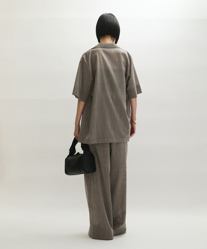 ADAM ET ROPE' 完売 【接触冷感】タックパンツ 接触冷感】タックパンツ（スラックス）｜ADAM ET ROPE