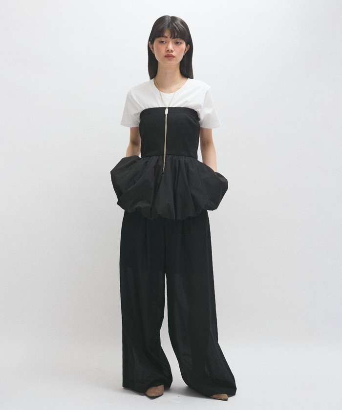 ADAM ET ROPE' 完売 【接触冷感】タックパンツ 接触冷感】タックパンツ(508164984) | アダム エ ロペ(ADAM ET