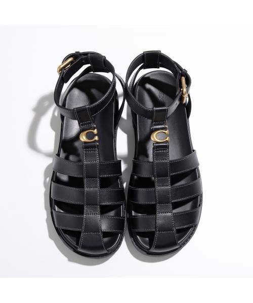 coach サンダル　レザー　24センチ セール】コーチ COACH COACH フィッシャーマン サンダル CAR69