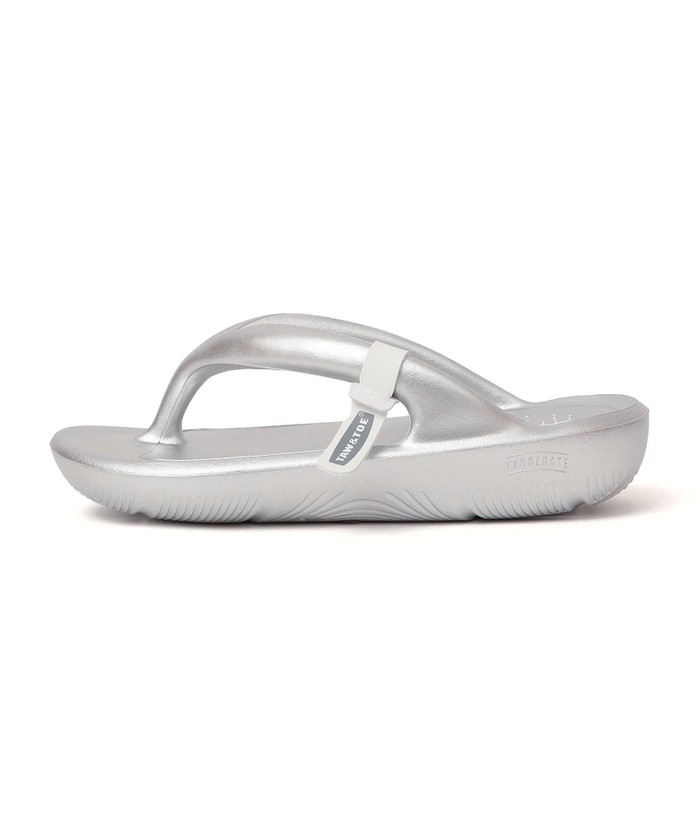 TAW&TOE: Flip Flop トング サンダル (シルバー)(508166607 TAW&TOE: Flip Flop トング サンダル (シルバー)(508166607