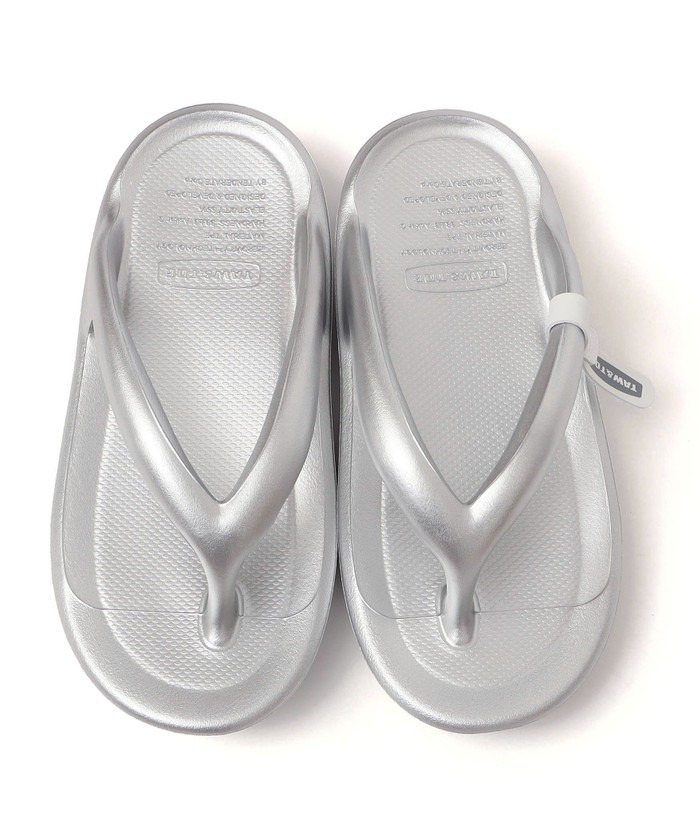 TAW&TOE: Flip Flop トング サンダル (シルバー)(508166607 TAW&TOE: Flip Flop トング サンダル (シルバー)(508166607