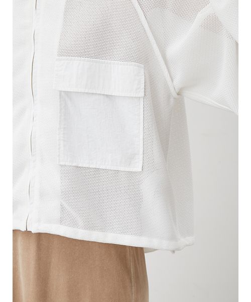 【完売品】Mila Owen メッシュラグランスリーブブルゾン メッシュラグランスリーブブルゾン(ブルゾン)｜アウター｜Mila