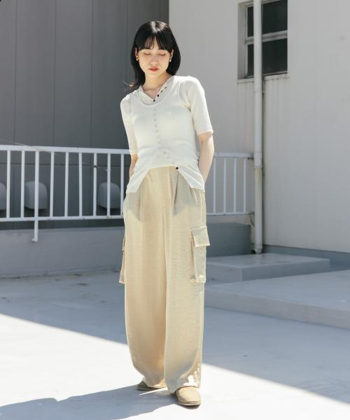 半額 50％OFFの通販 ケービーエフ(KBF) | サテンカーゴパンツ(508167754) - fashion d パンツ
