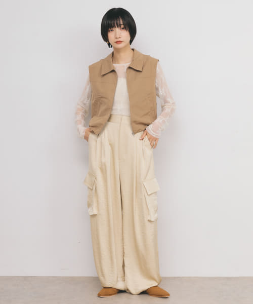 サテンカーゴパンツ(508167754) | ケービーエフ(KBF) - d fashion