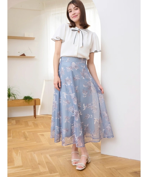 50%OFF】ムジロングフレアースカート<完全売尽しSALE