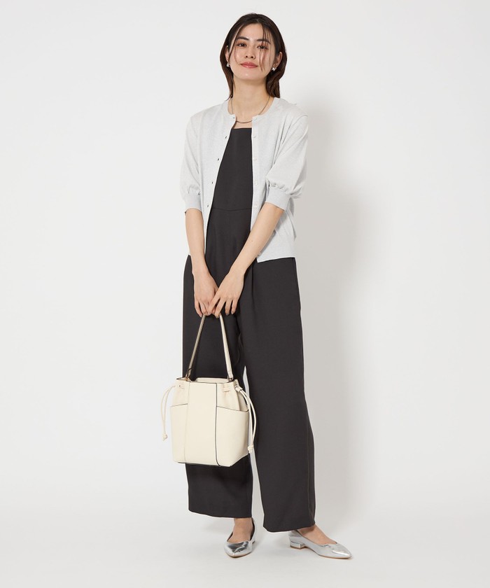 セール20%OFF】ラメ フォルム ショートスリーブ ニット