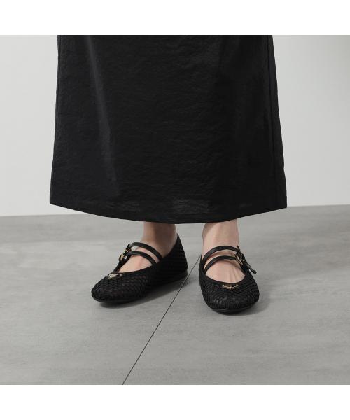 プラダ PRADA PRADA パンプス 1F915N 099 メッシュ バレリーナ