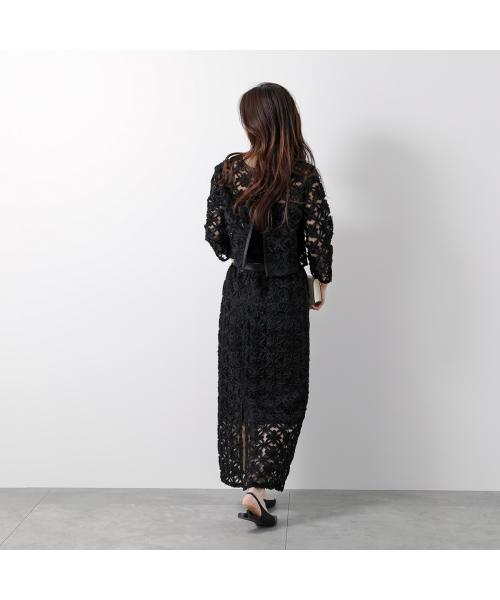 anana スカート a81-042 レース 刺繍 Iライン アナナ anana anana スカート a81-042 レース 刺繍 Iライン