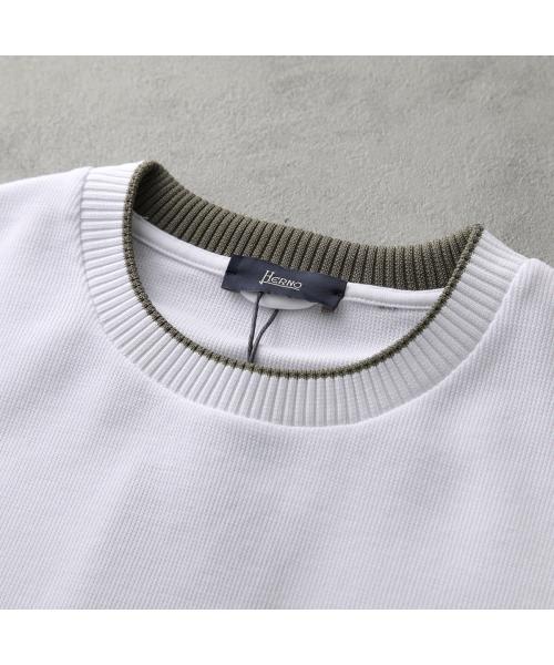HERNO Tシャツ JG000225U 54009 半袖 クルーネック ヘルノ HERNO HERNO Tシャツ JG000225U 54009 半袖 クルーネック