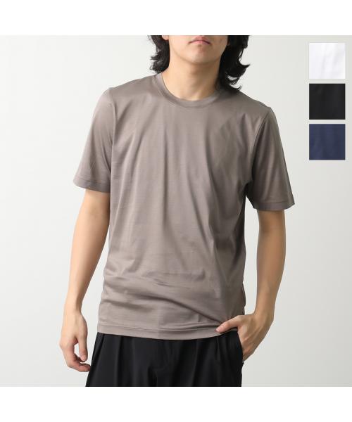 Gran Sasso クルーネックTシャツ 60133-74002 セール23%OFF】グランサッソ GRAN SASSO GRAN SASSO Tシャツ