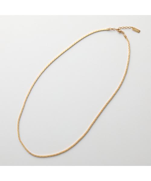 Saint Laurent サンローラン チェーンネックレス SAINT LAURENT】プレート チェーンネックレス メタル (Saint