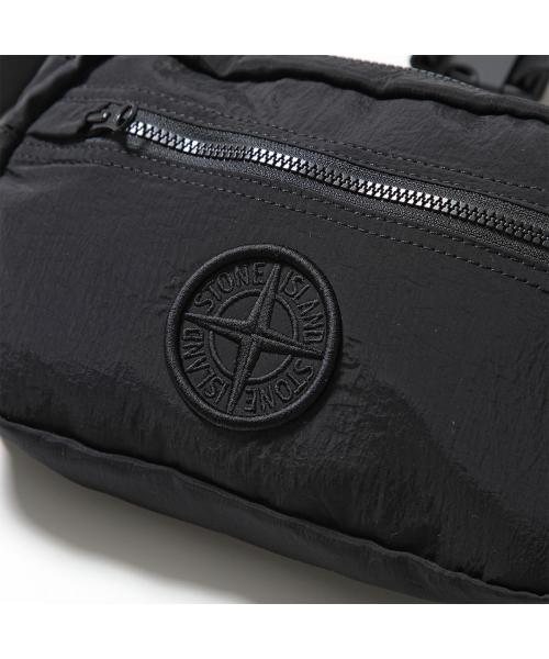 【STONE 】ストーンアイランド ナイロン ボディバッグ STONE ISLAND (ストーンアイランド) ナイロン ロゴ刺繍 ポーチ