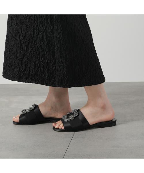 MANOLO BLAHNIK マノロブラニク ハンギシ サンダル フラット 美