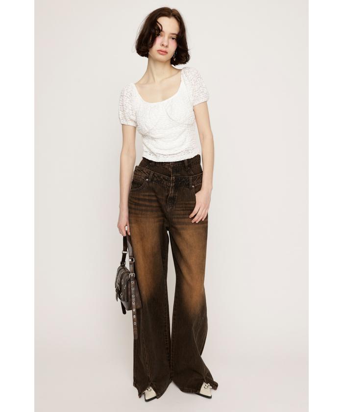 PUFF SLEEVE GATHER CUT トップス(508176974) | スライ(SLY) - d PUFF SLEEVE GATHER CUT トップス(508176974) | スライ(SLY) - d