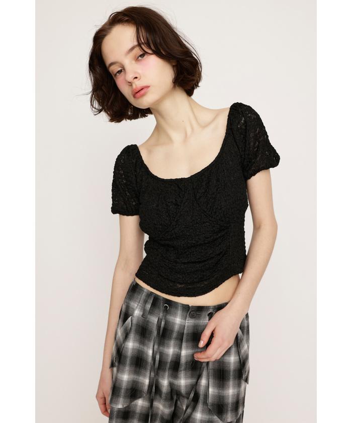 PUFF SLEEVE GATHER CUT トップス(508176974) | スライ(SLY) - d