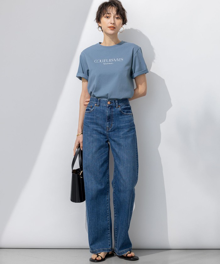 【洗える】ボタニカル カラー Tシャツ セール 20%OFF】【洗える】ボタニカル カラー Tシャツ(508164637