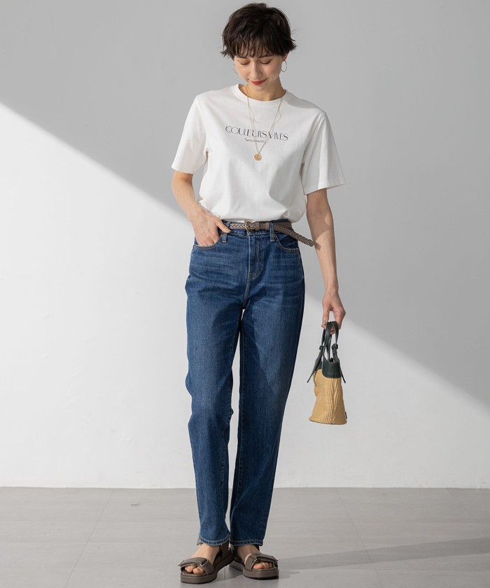 セール 20%OFF】【洗える】ボタニカル カラー Tシャツ(508164637