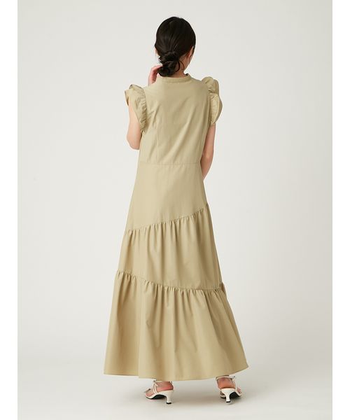 セール 30%OFF】カットワークティアードワンピース